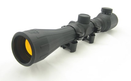   NcSTAR SEFFR3940R ILL 3-9X40 RUBBER COATED SCOPE/RUBY/RING .